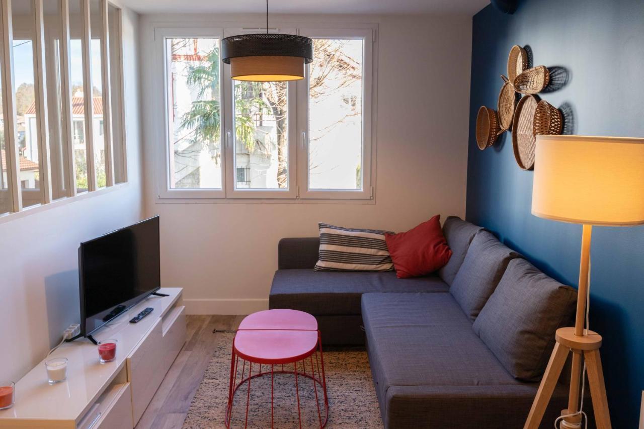 Goxoa - Appartement Au Calme, Centre Ville, Parking - Wifi Хендае Екстериор снимка