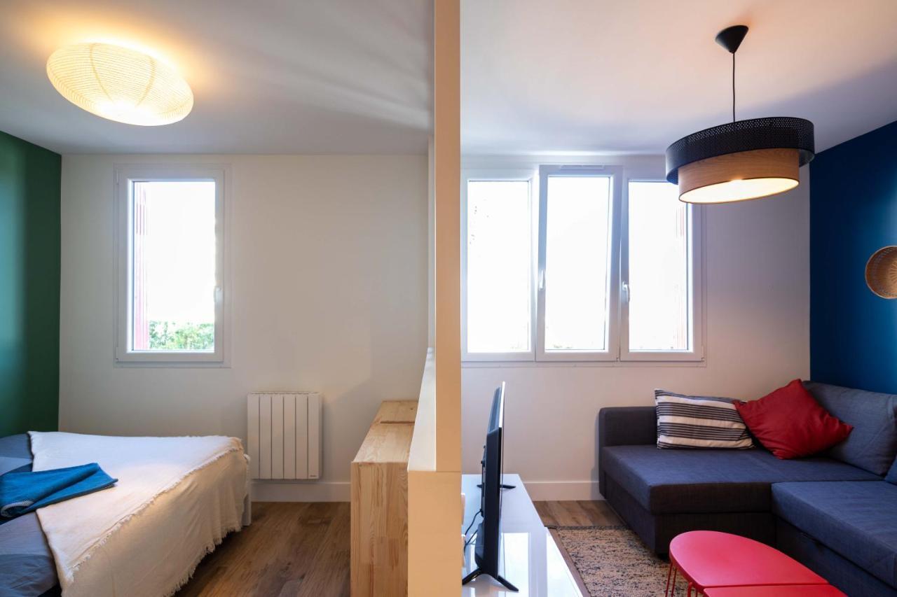 Goxoa - Appartement Au Calme, Centre Ville, Parking - Wifi Хендае Екстериор снимка